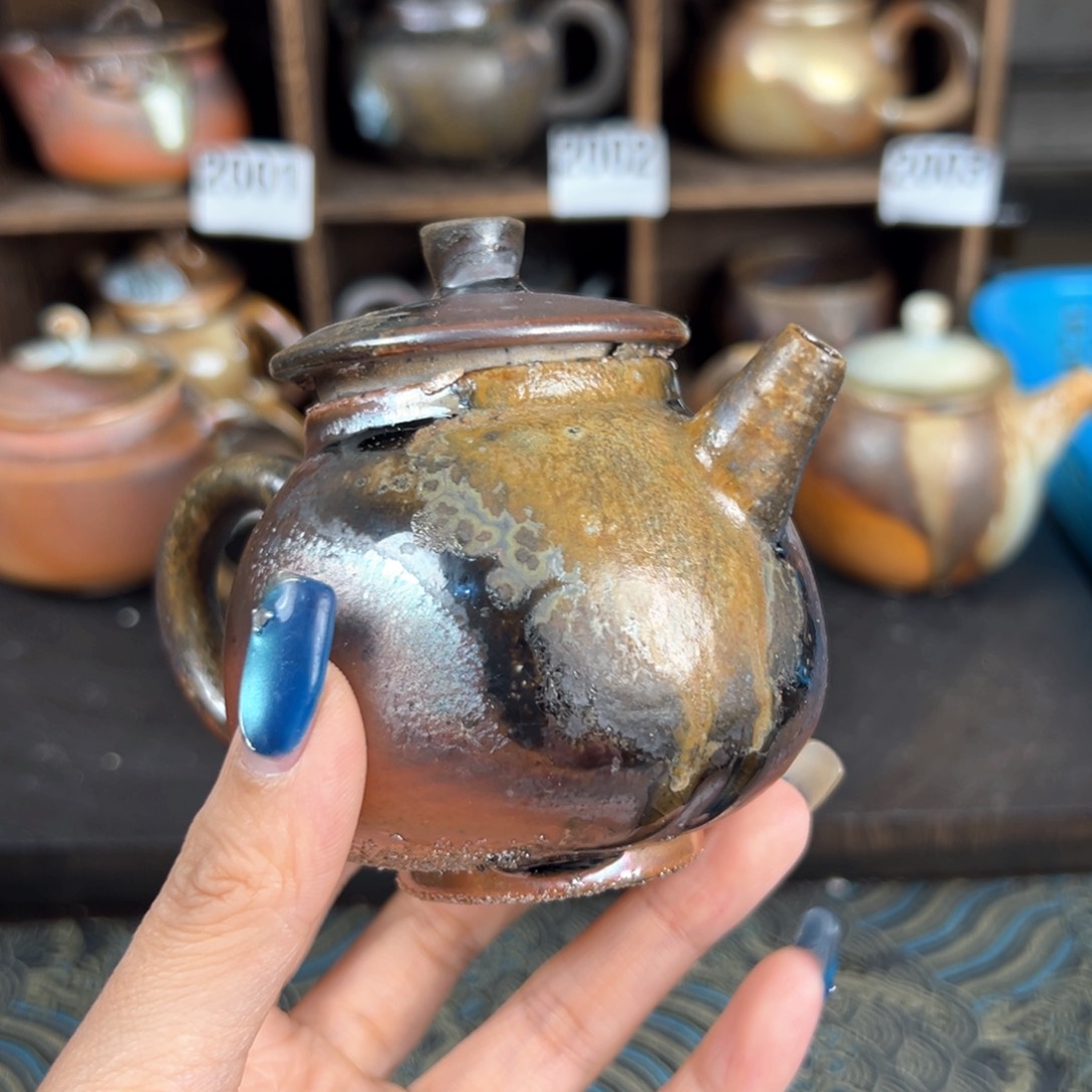 杯柴烧茶器细陶壶