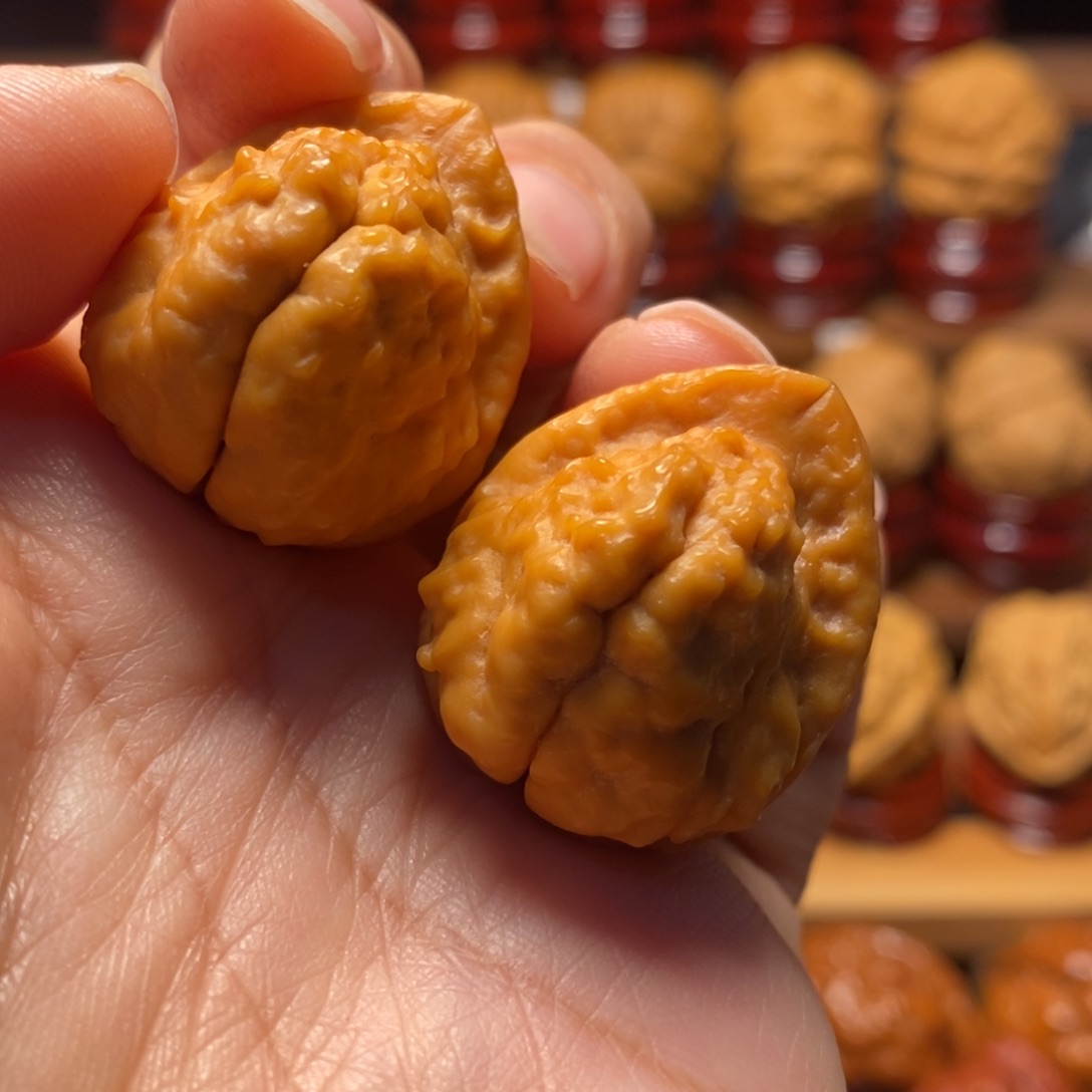 文玩核桃把件羊头32尺