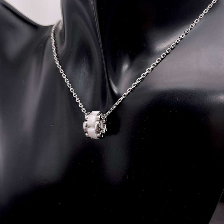 95新 Chanel/香奈儿 【九筒奢品】Ultra白陶瓷项链/链长42cm/4587