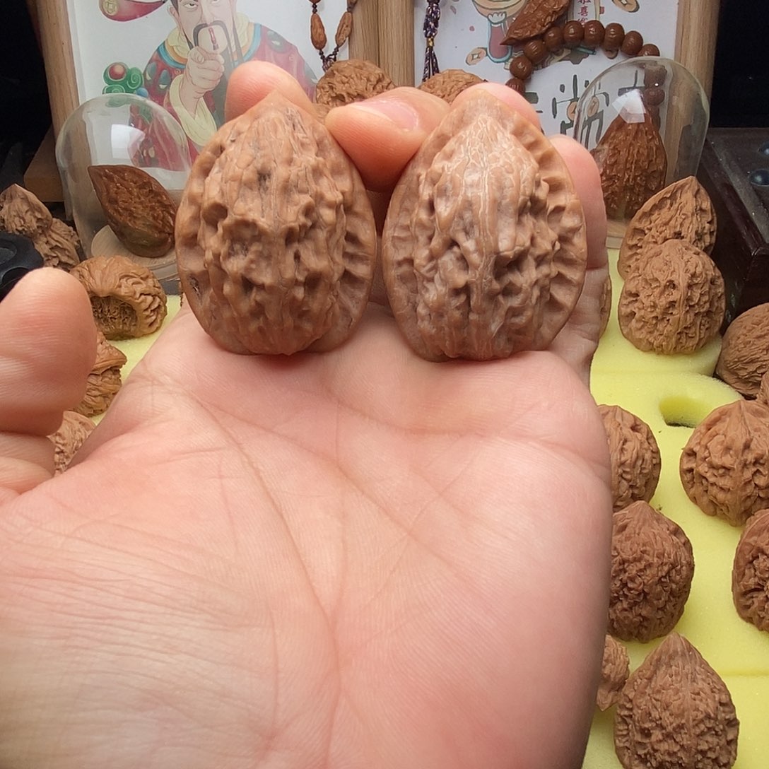 把件文玩核桃大红袍35