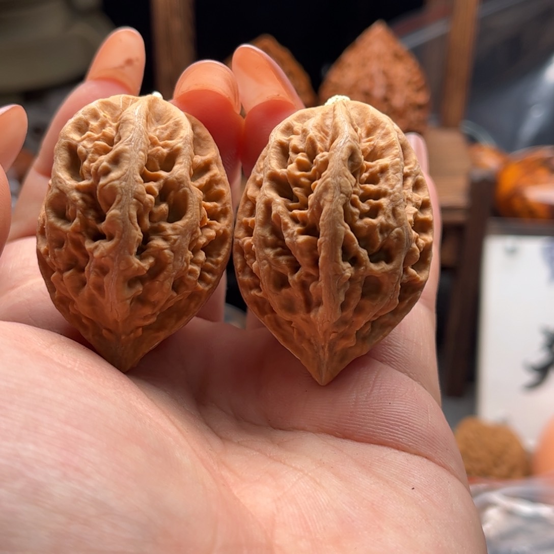 文玩核桃把件关东木子家楸大胖42