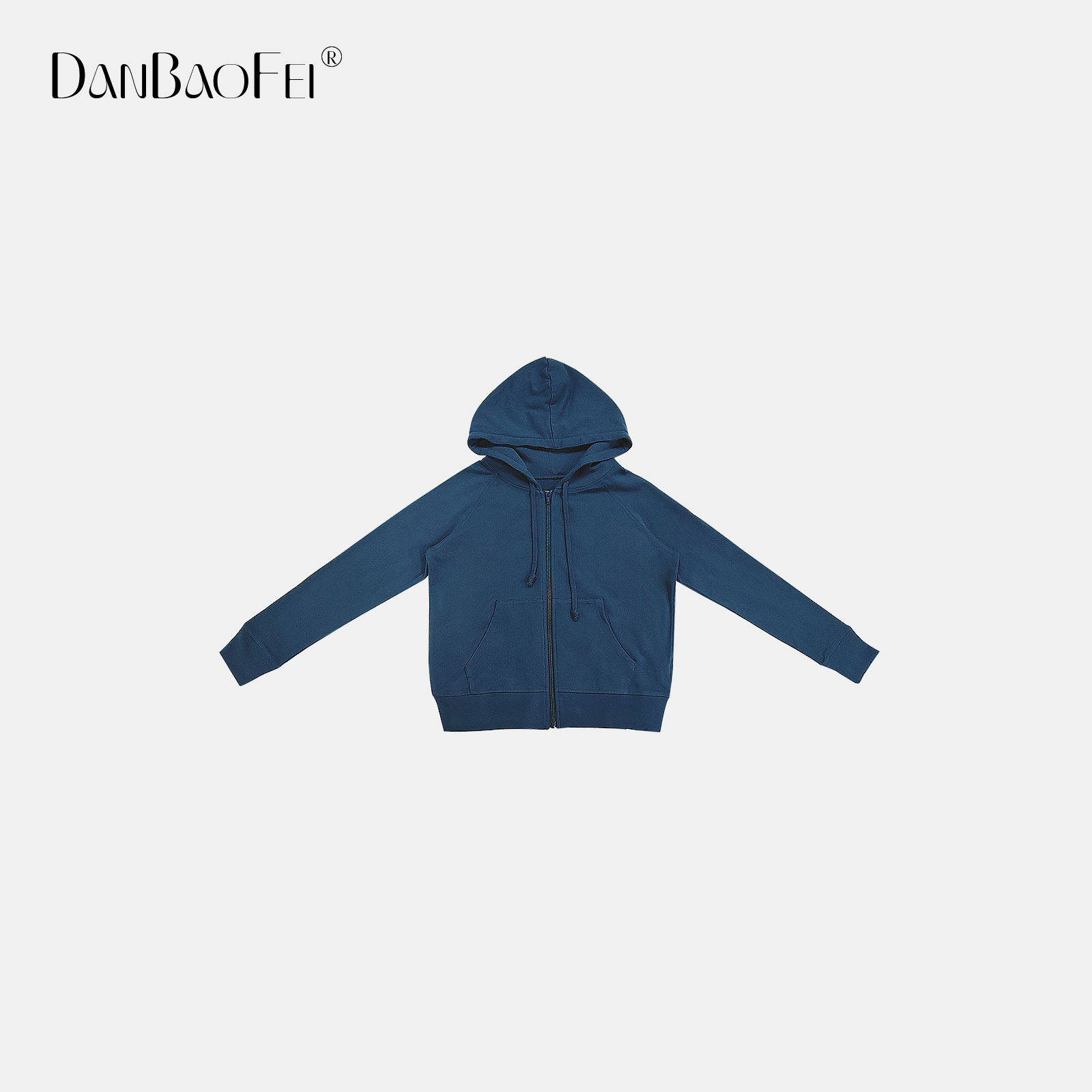 【ZHOU】 四季内穿外搭轻薄帽衫拉链卫衣 YLM00485