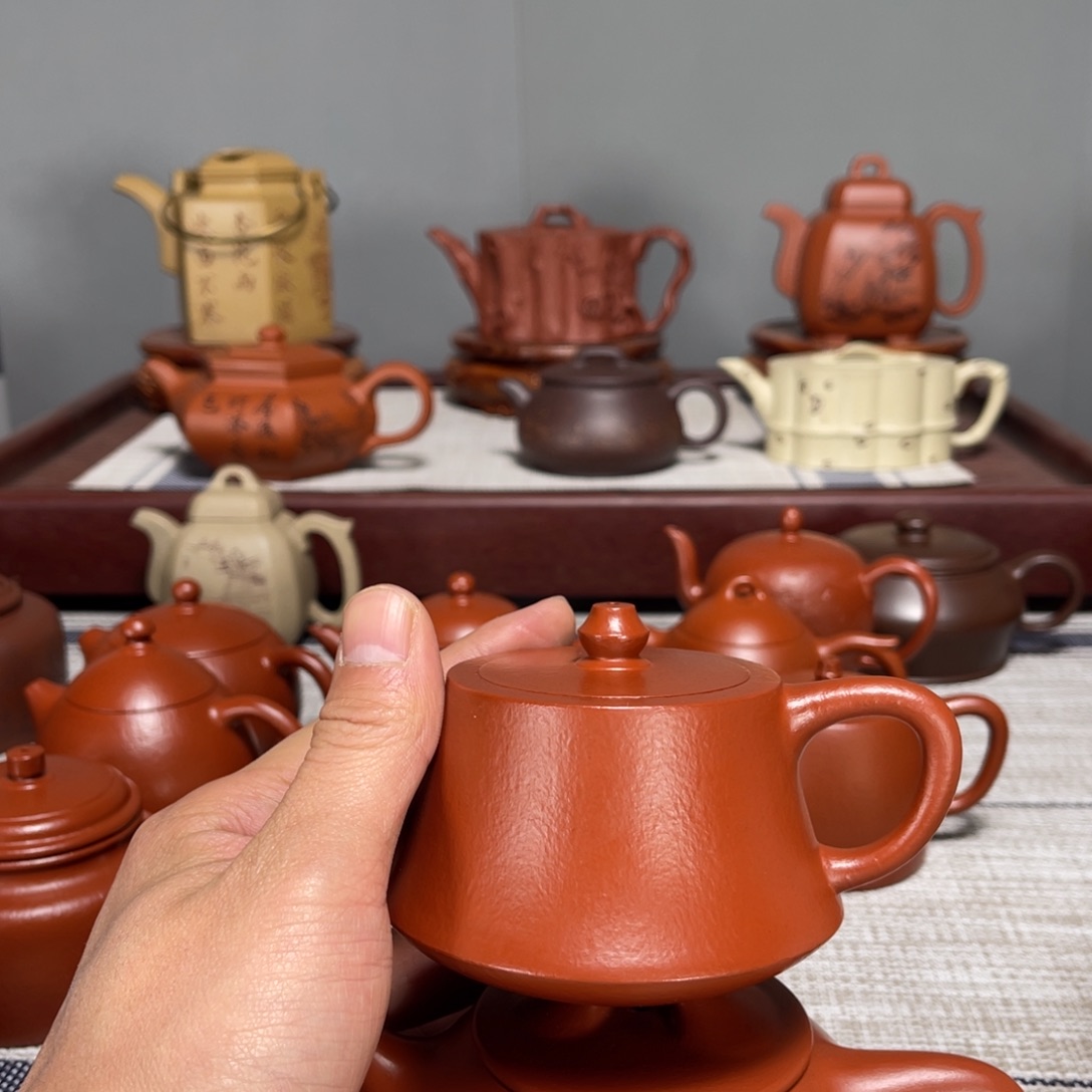 紫砂茶壶董*浩全手工两把