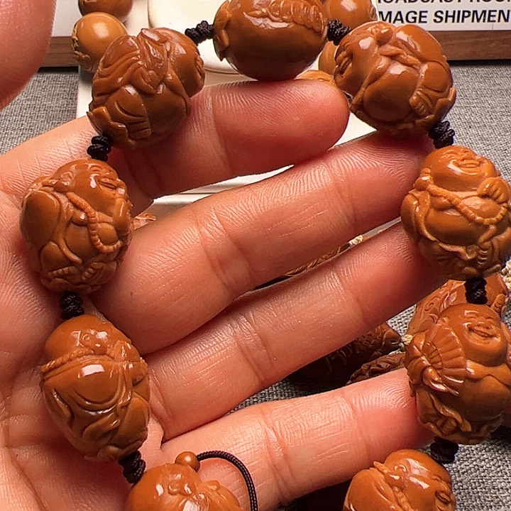 橄榄核手串/手链弥勒佛