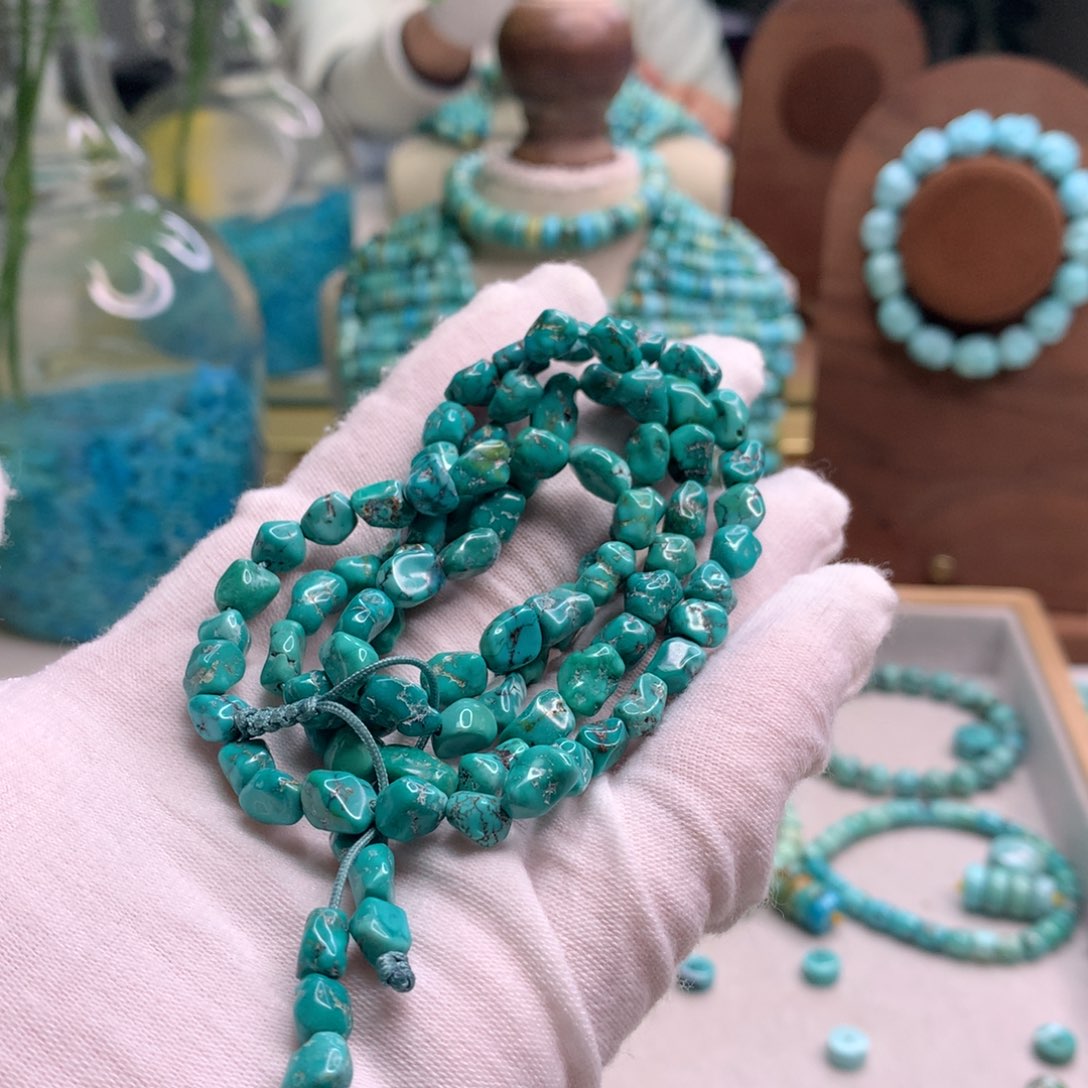 绿松石未镶嵌饰品