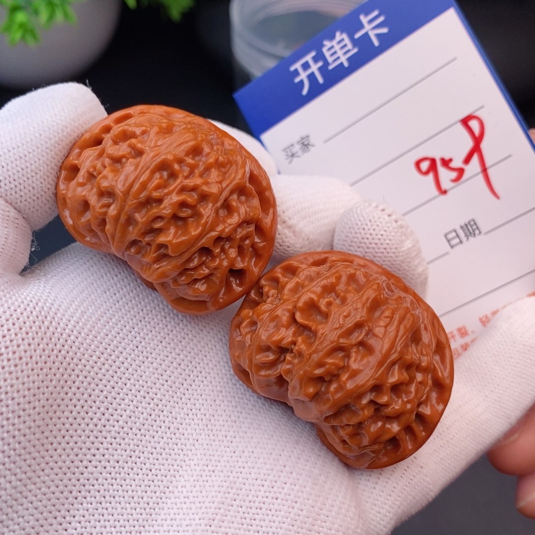 文玩核桃把件40宫灯959