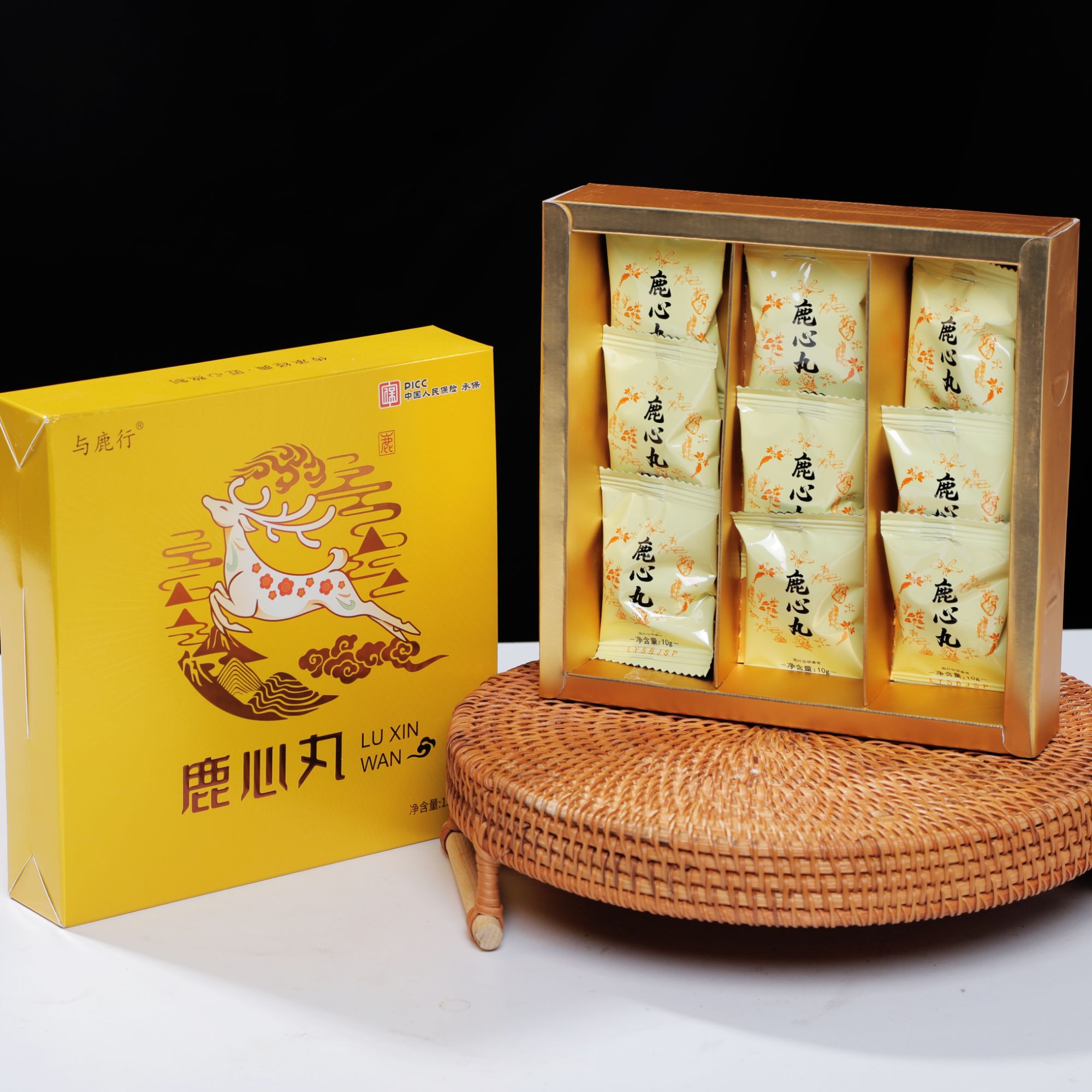 鹿心丸 正品东北特产吉林高纯度官方人参蜂蜜