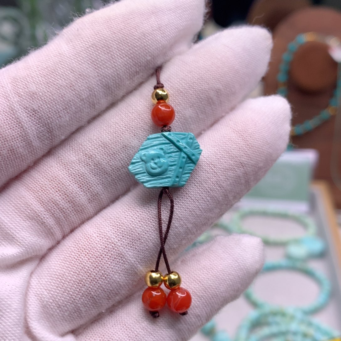 绿松石未镶嵌配饰