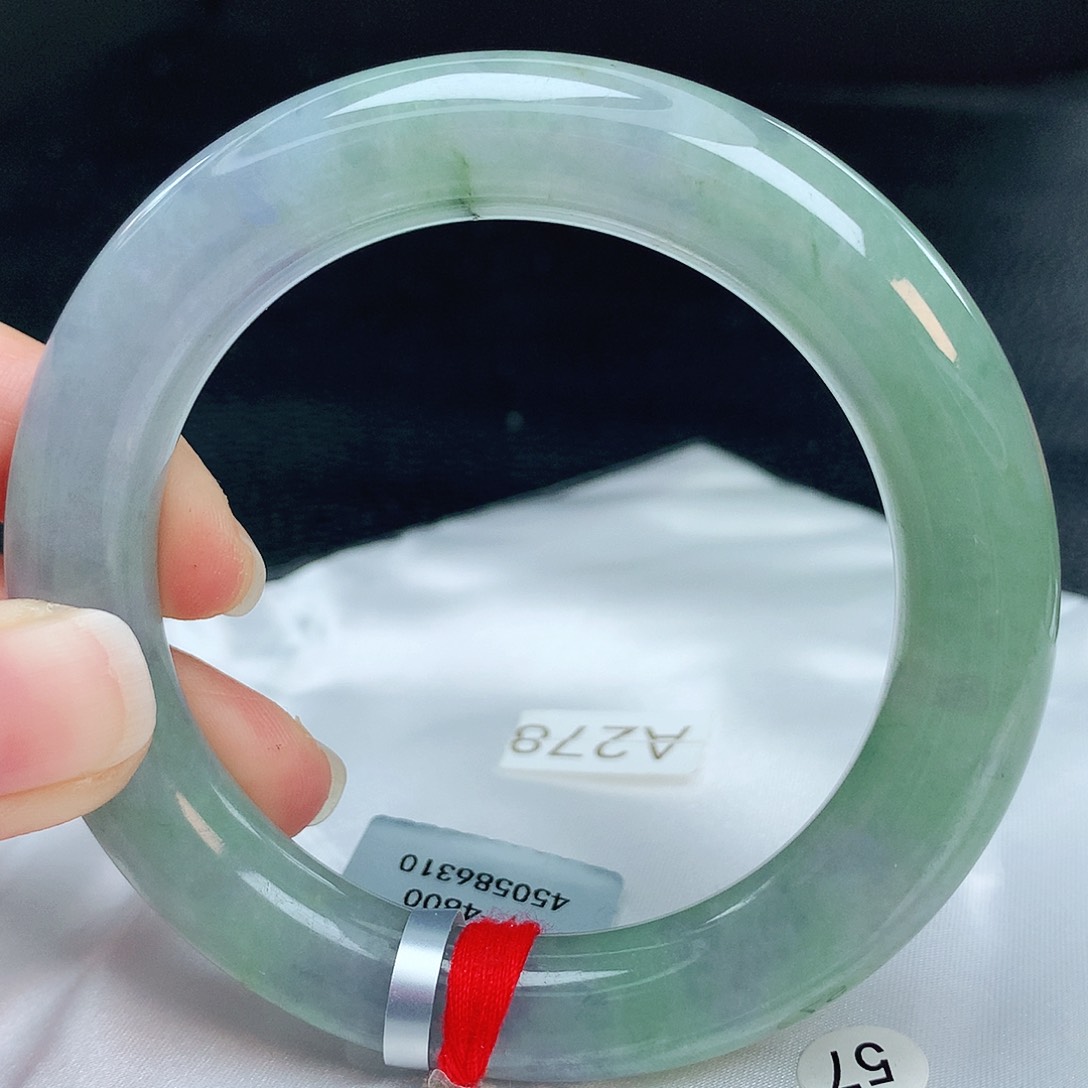 翡翠手镯未镶嵌缅甸天然A货翡翠手镯