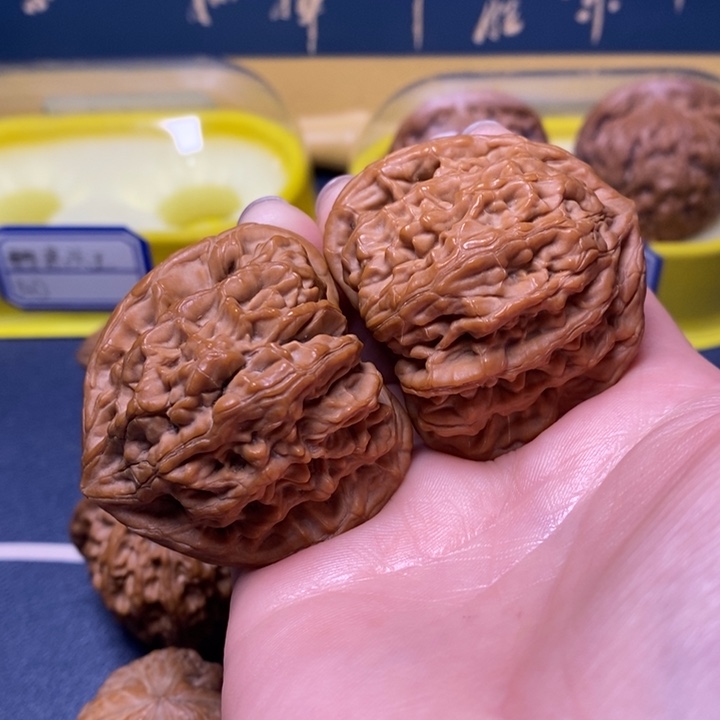 文玩核桃把件虎头王