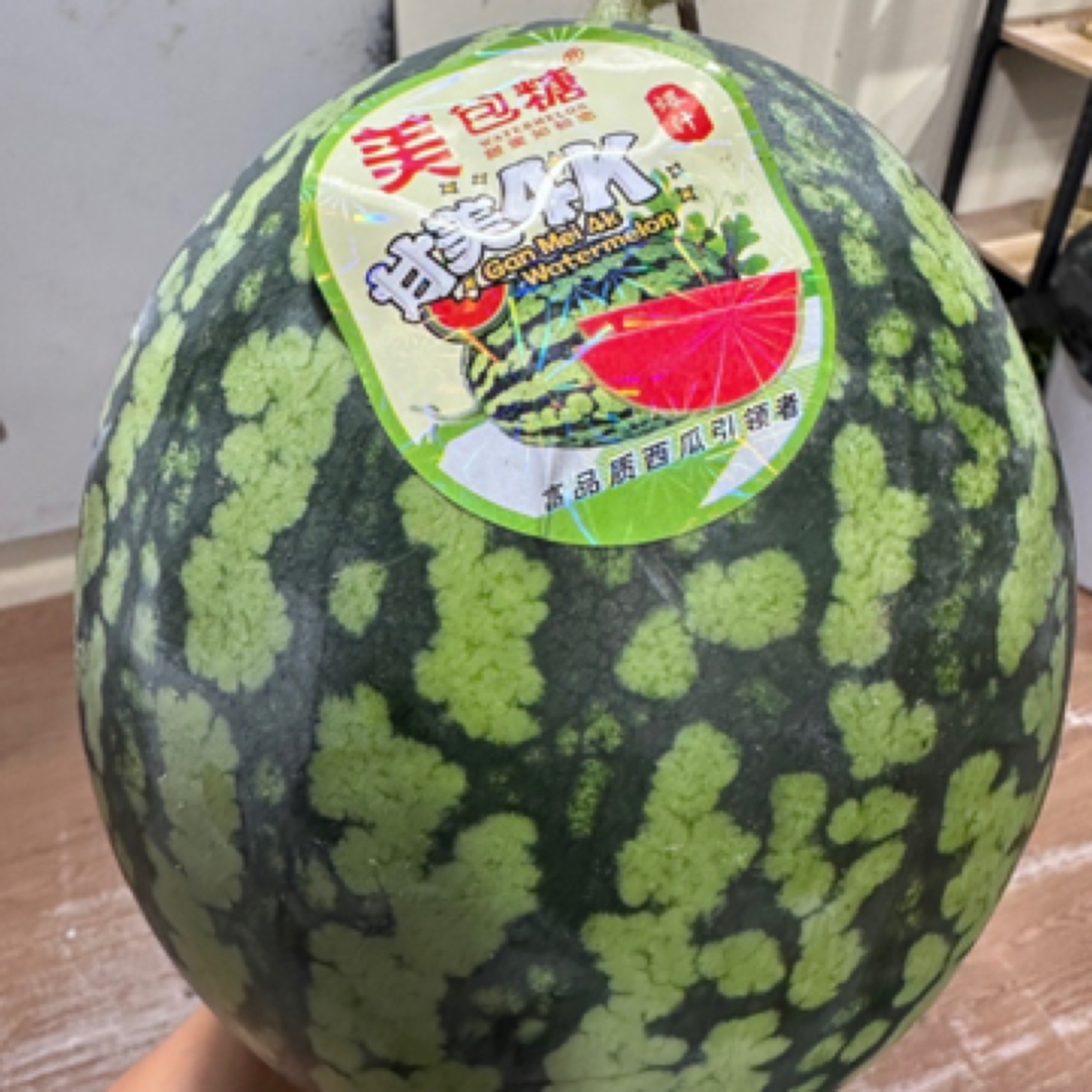 江苏盐城甘美4k西瓜6-7斤新鲜西瓜江苏省