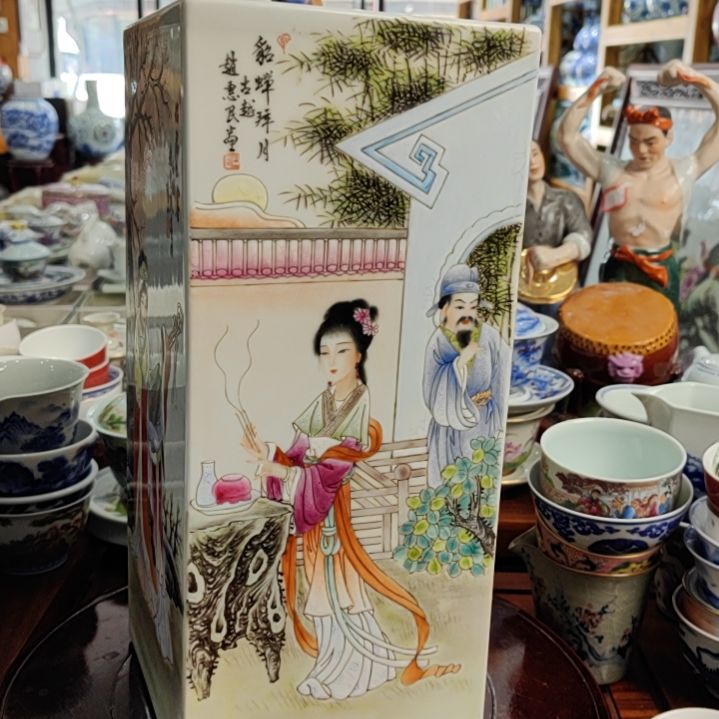 手工绘画柴窑手绘手工
