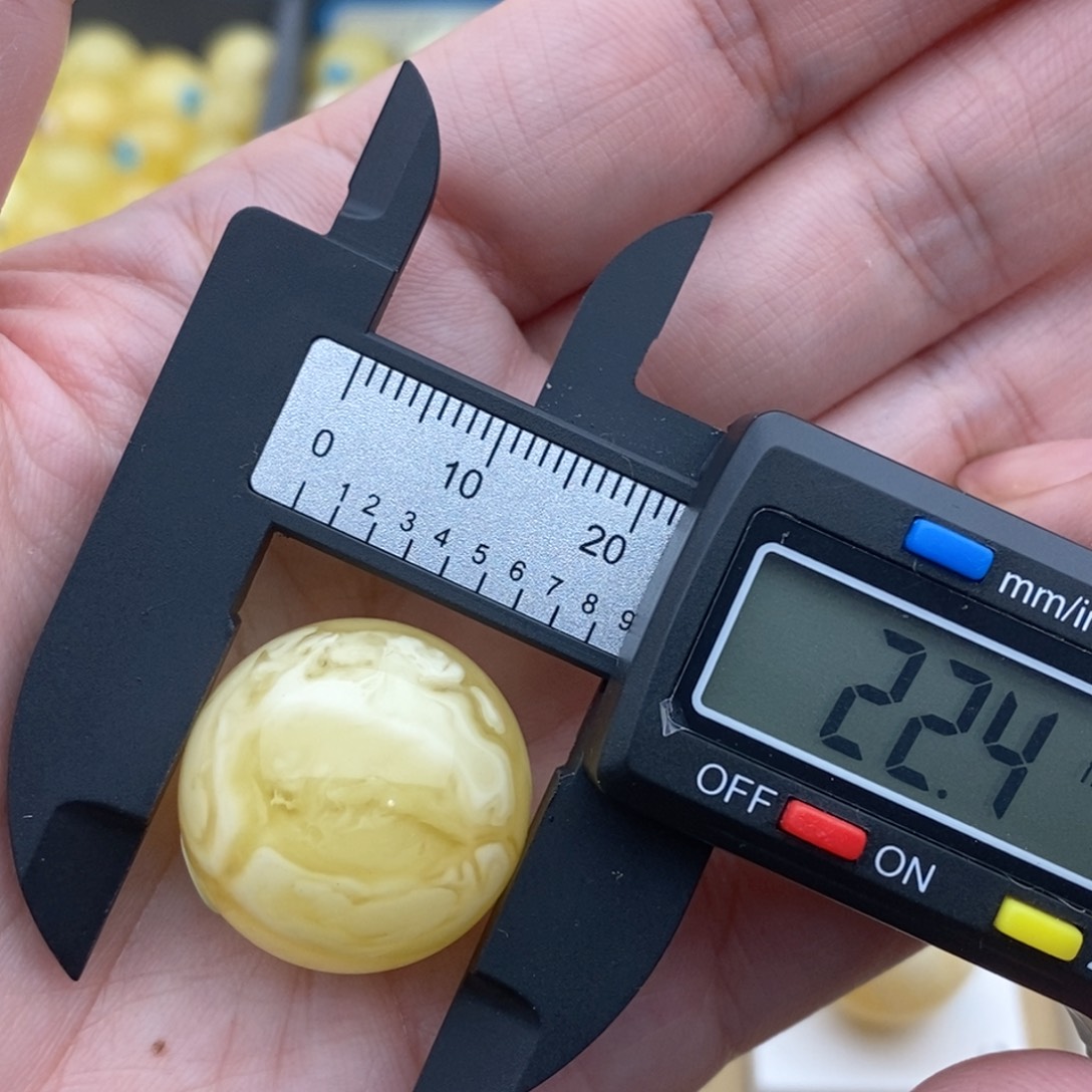 裸石蜜蜡未镶嵌妖花珠子
