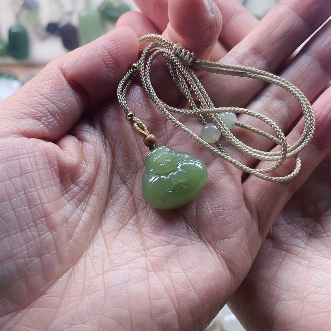 和田玉吊坠(不含链)未镶嵌豌*