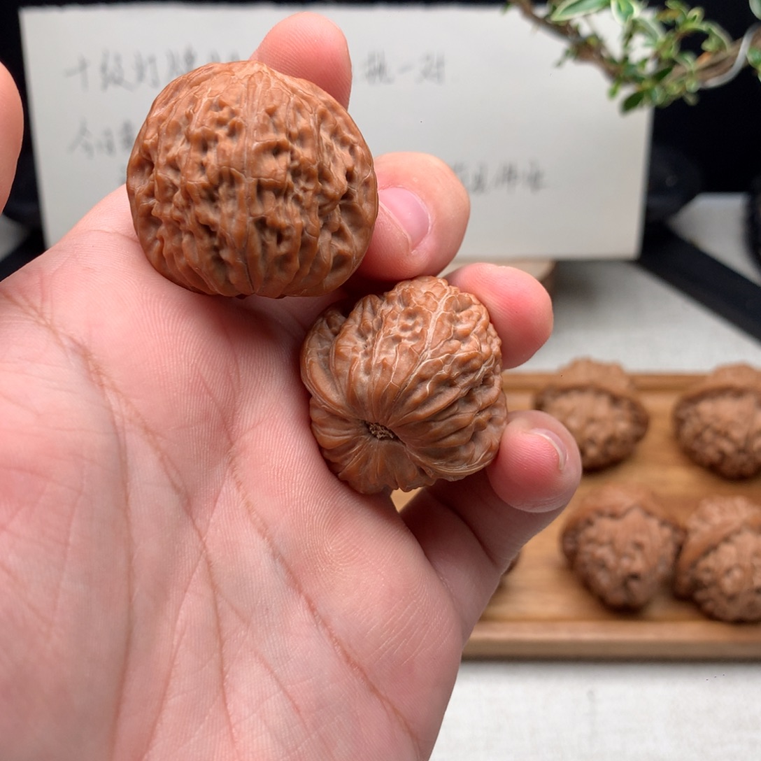 刘***爷文玩核桃吊坠35磨盘