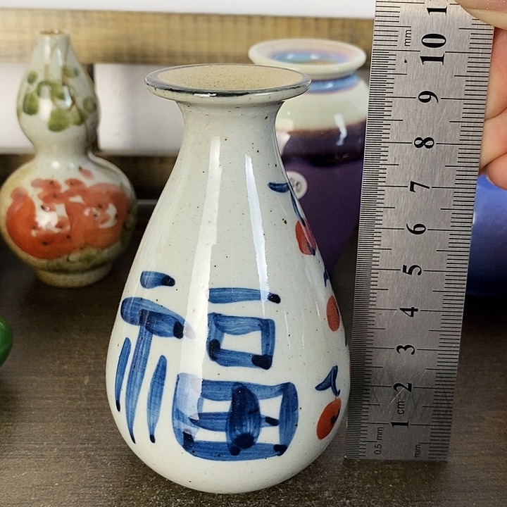 摆件景德镇高温陶瓷小花瓶