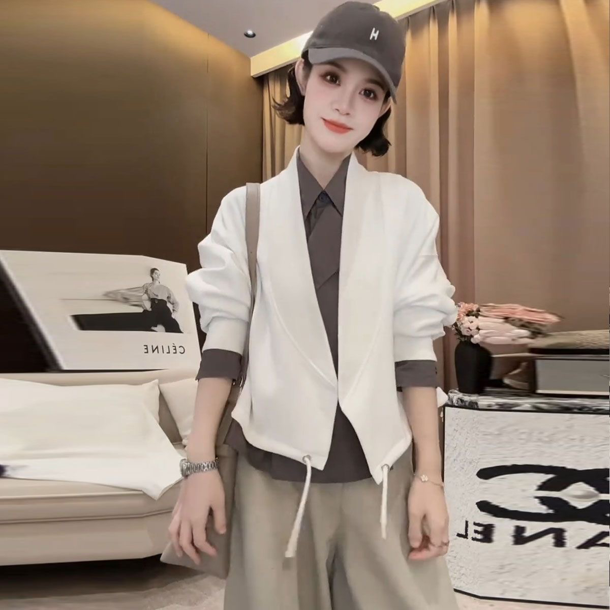 薄款气质早秋短外套秋季女休闲开襟百搭女装