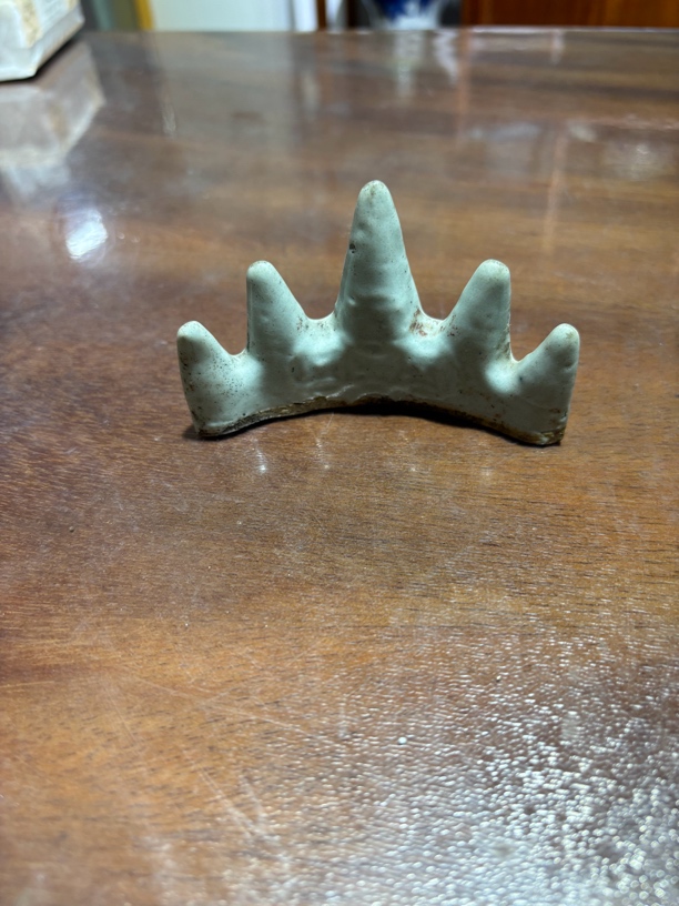 单色釉文房笔架全美品