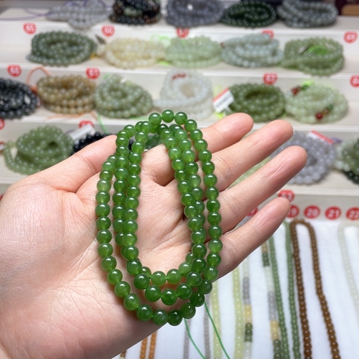 和田玉颈饰未镶嵌重**航6m m