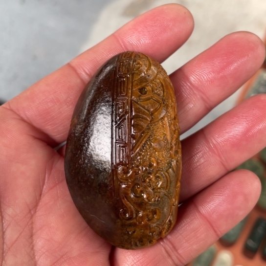 和田玉（糖玉）未镶嵌戒指