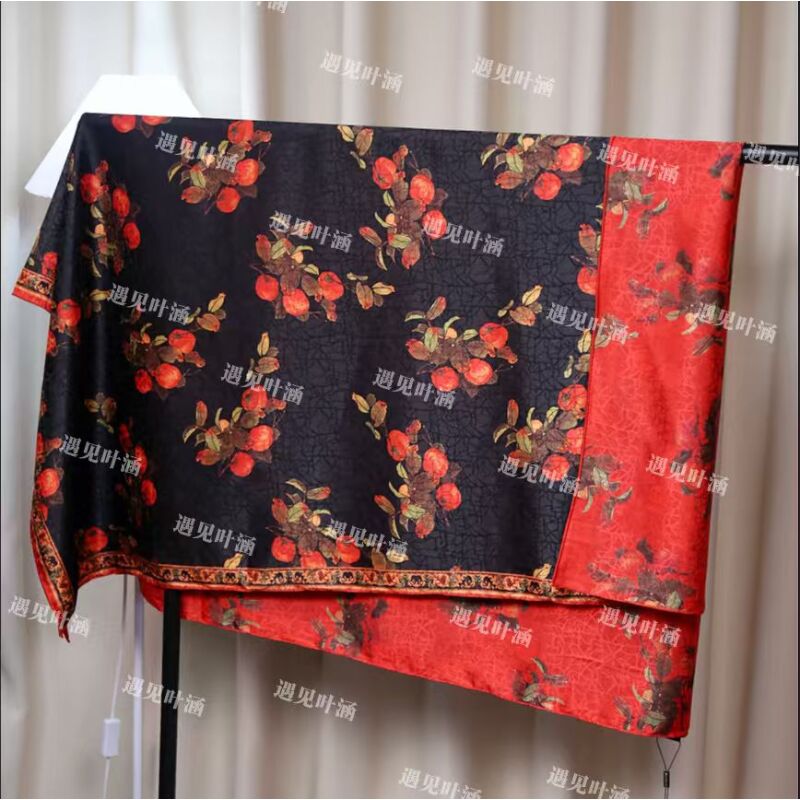 FJ007柿柿如意（140*140）女士围巾披肩