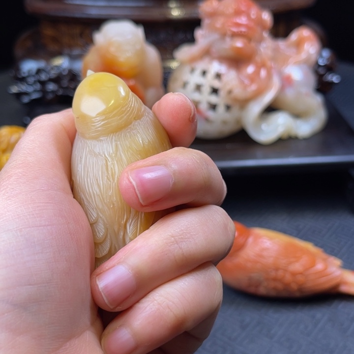 寿山石用****1手把件111