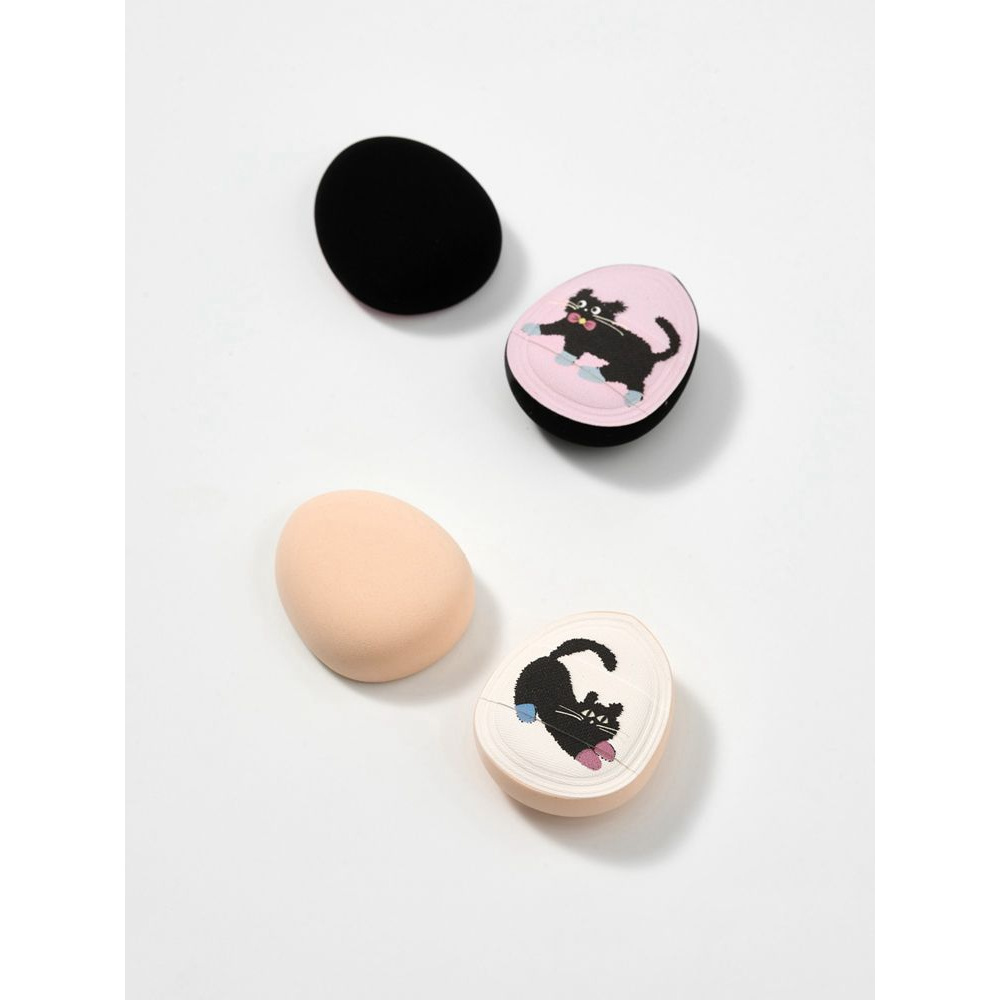 鼓鼓迷你棉花糖粉扑超Q弹拇指粉扑上遮瑕腮红可爱炸毛猫小粉扑