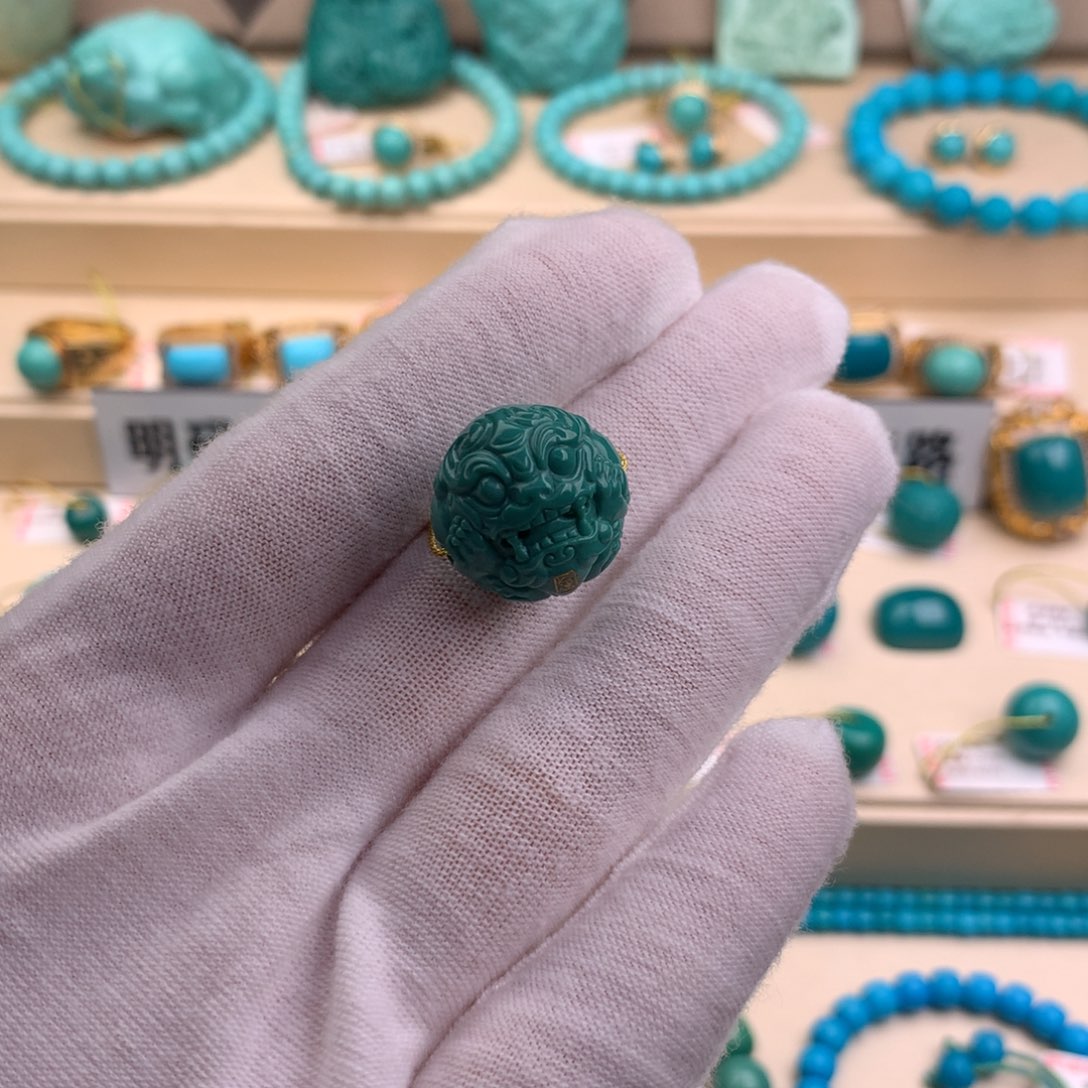 绿松石珠宝奇石未镶嵌