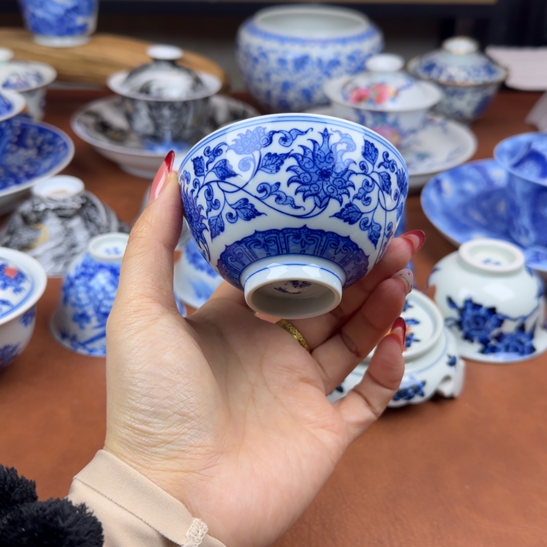 陶景德镇陶瓷手绘杯子