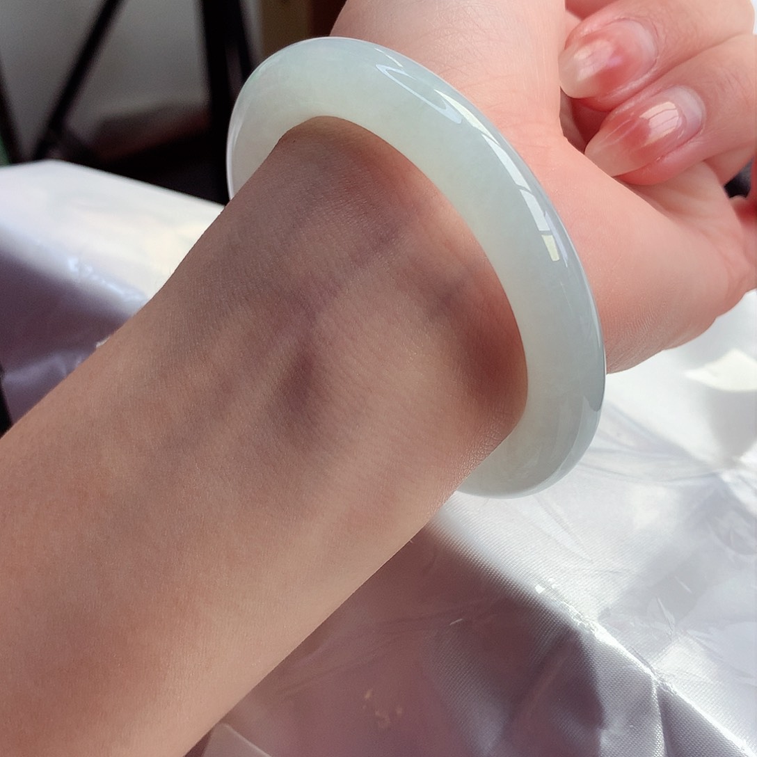 翡翠手镯未镶嵌天然A货翡翠52/53