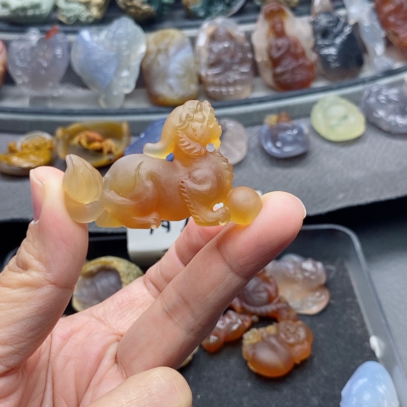 【闪购商品】未镶嵌吊坠定制玛瑙