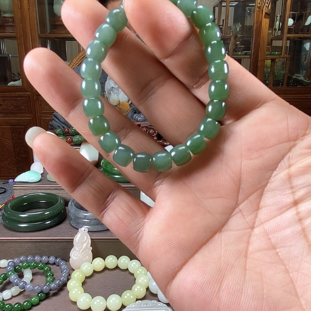 和田玉手链未镶嵌