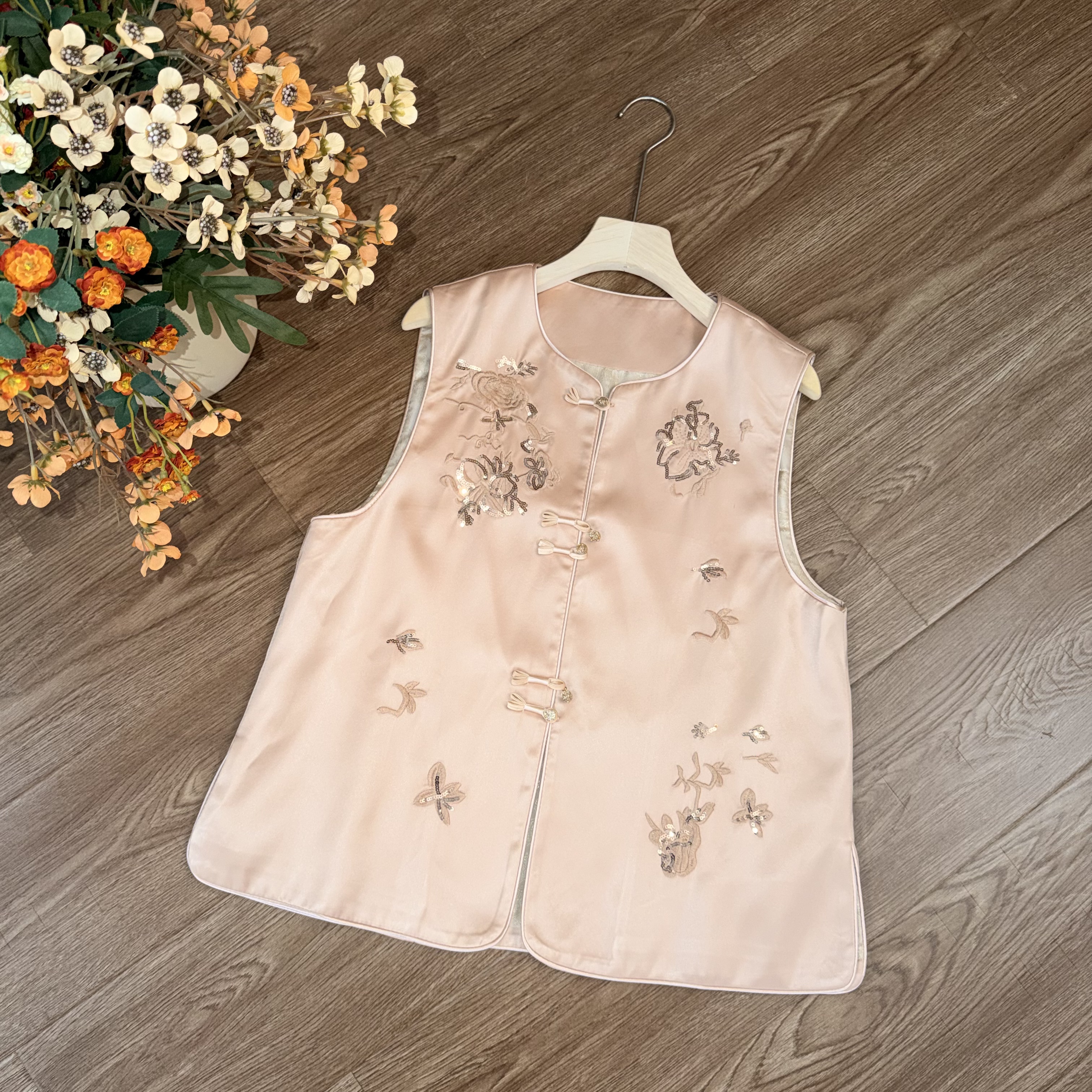 【大季原创】W246春季马甲中国风马夹新中式复古显瘦古风