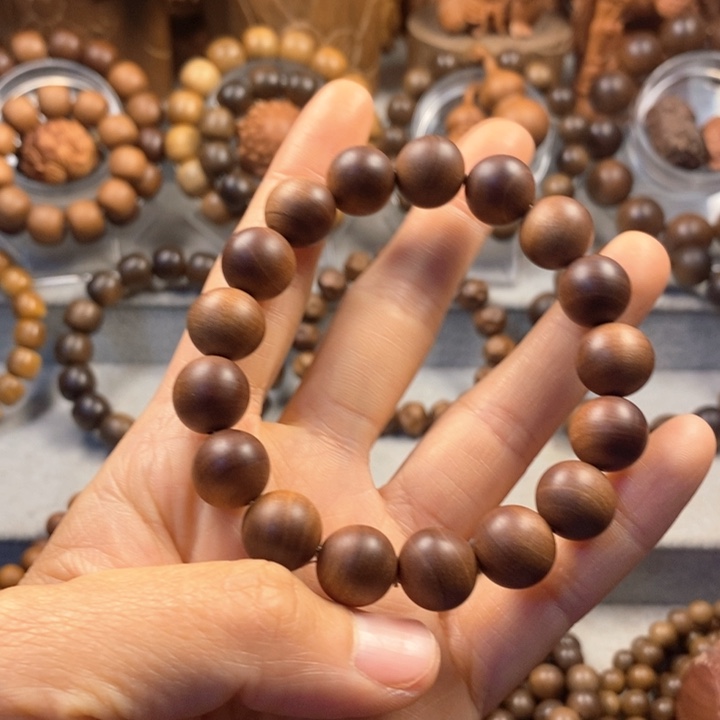 用***7檀香木手串/手链老山檀奶香味1.2红肉微瑕补差价