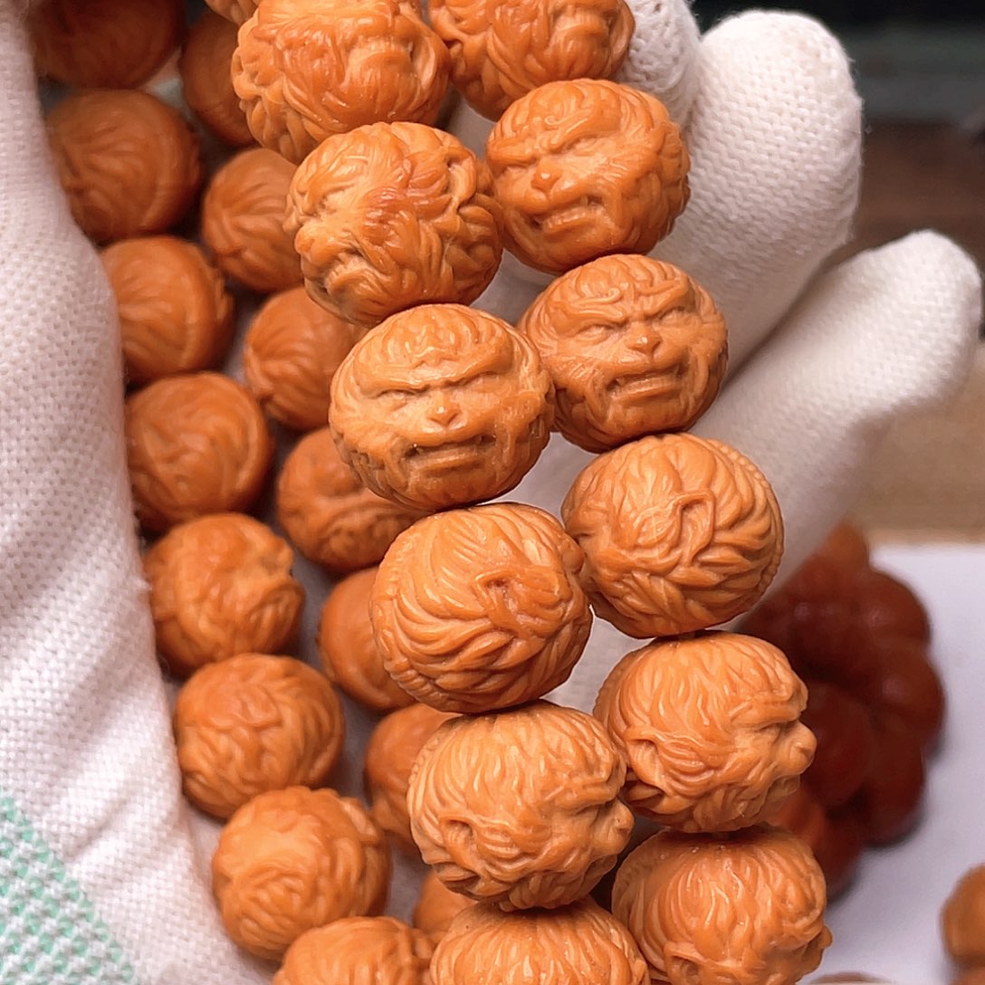 吊坠猴头核桃?****?悟空手串16