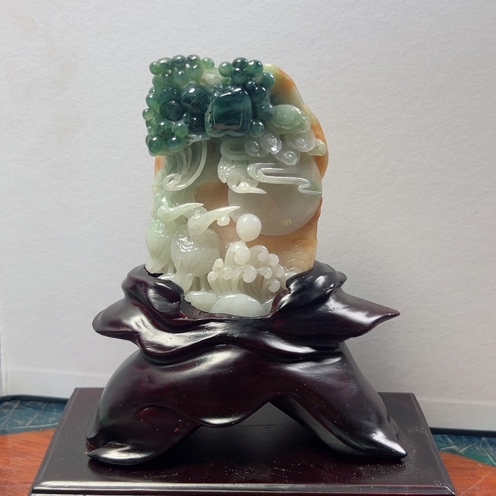 翡翠摆件未镶嵌翡翠