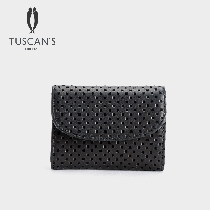 TUSCAN'S2025简约纯色小卡包短款女士零钱包时尚卡包时代双鱼