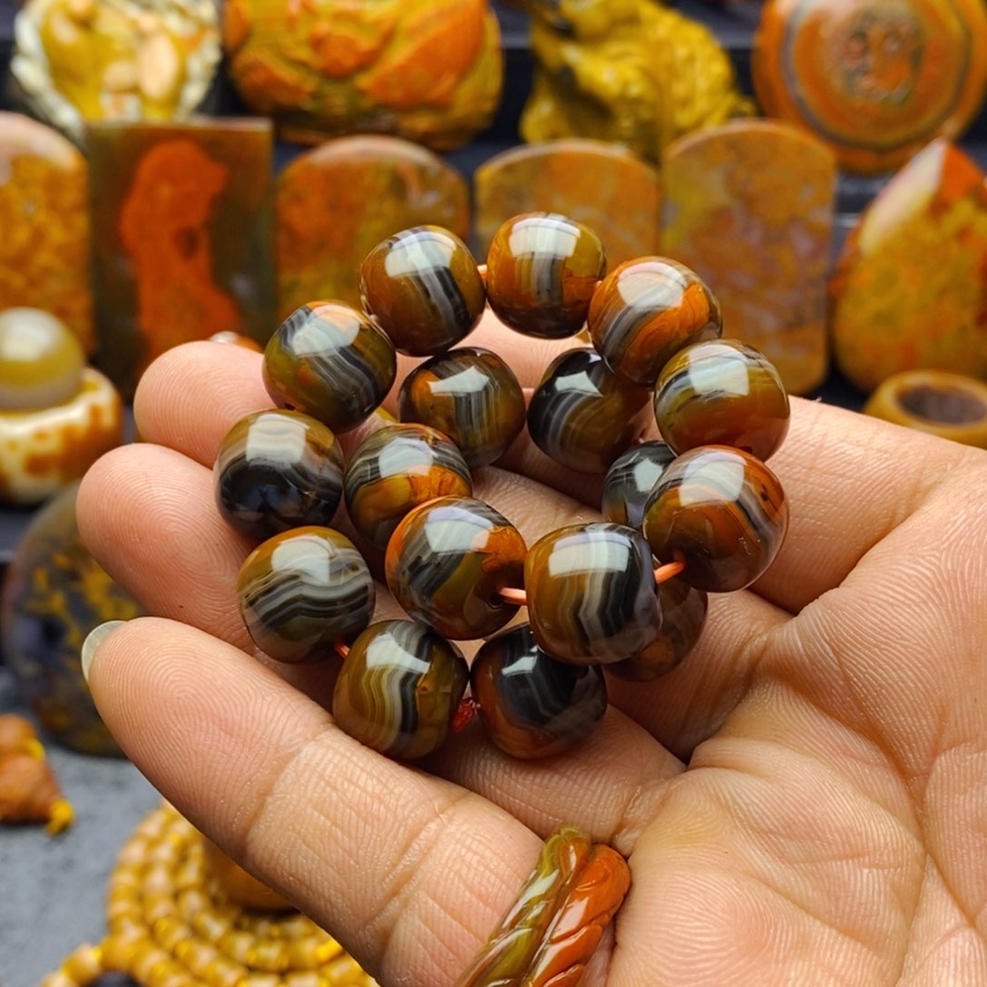 玛瑙/玉髓颈饰未镶嵌?***❄