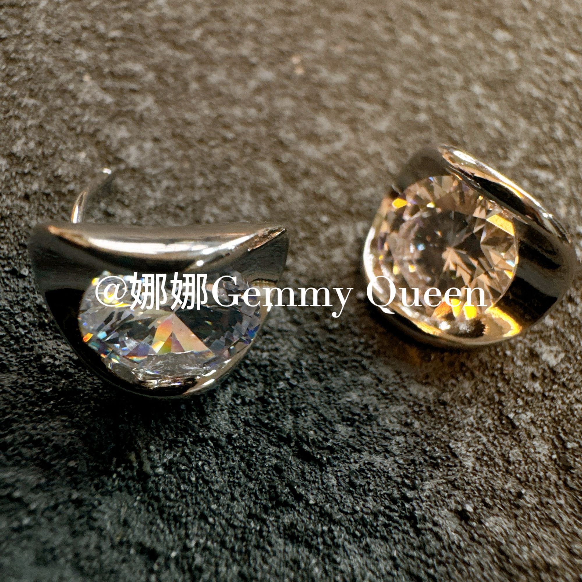 铜合金合成锆石耳饰 娜娜GemmyQueen耳环GQ09431