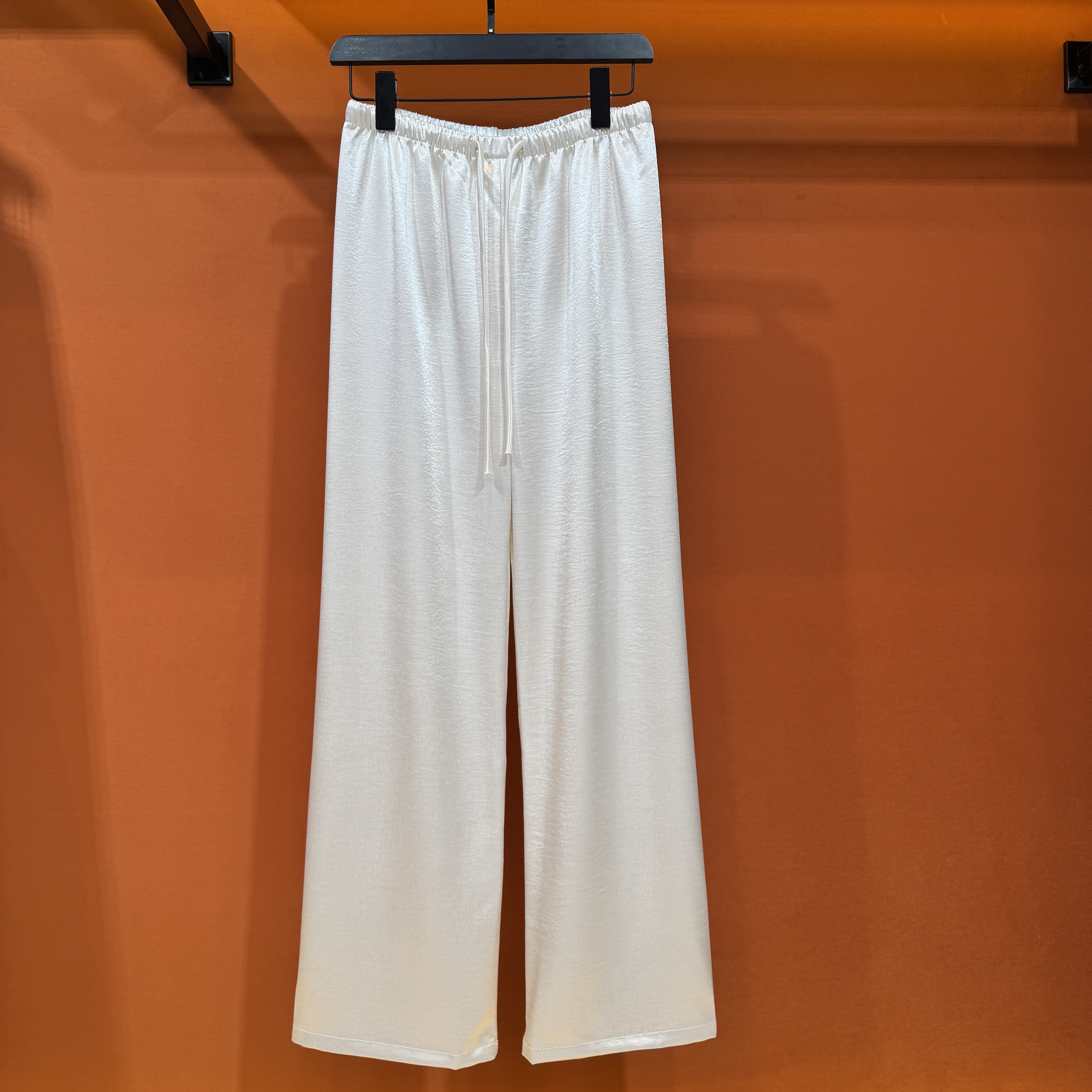 女士国风醋酸长裤新中式休闲裤设计师千金风百搭休闲春夏季阔腿裤