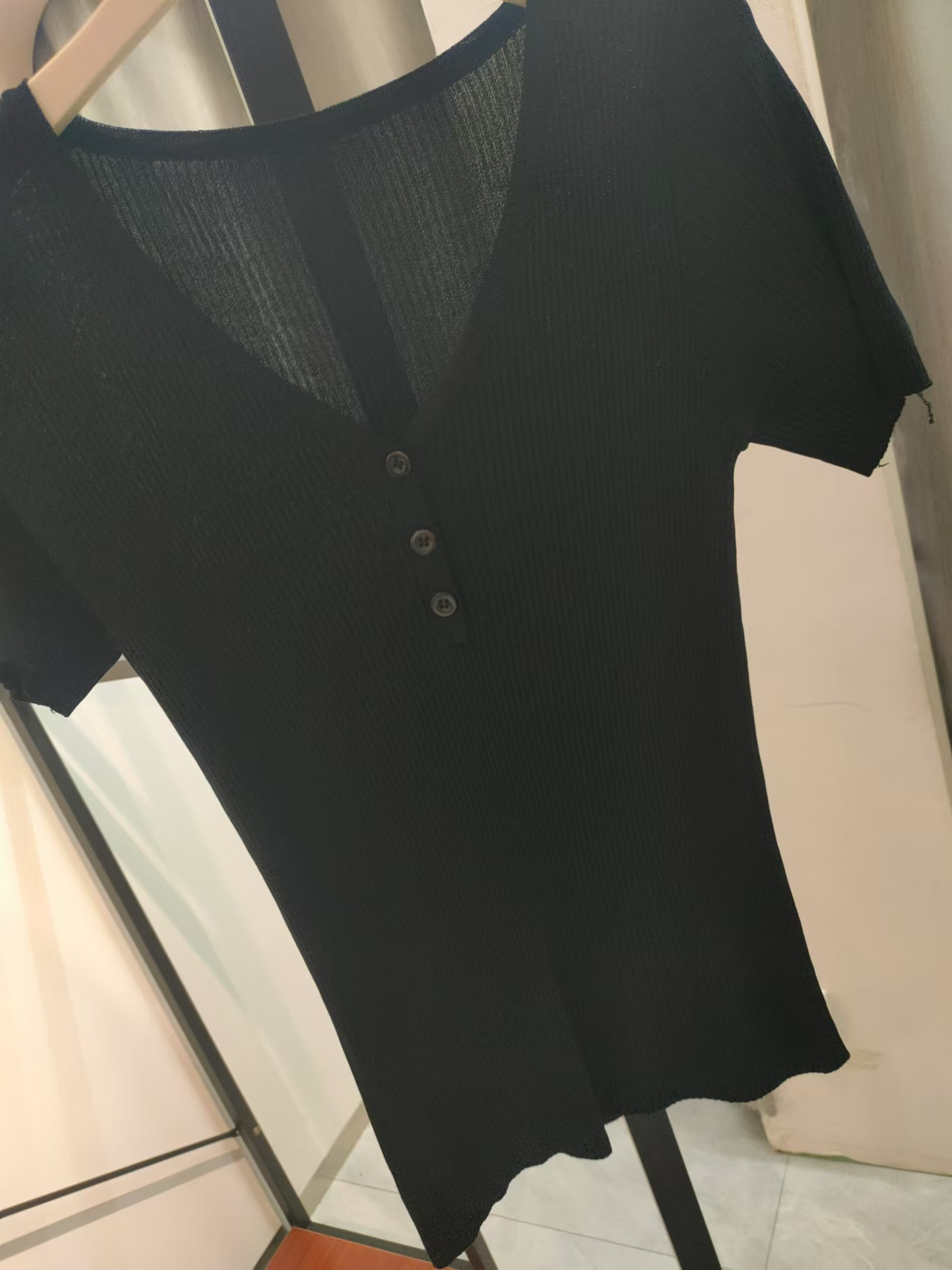 0313常规黑色女装薄款 默认微瑕无运费险