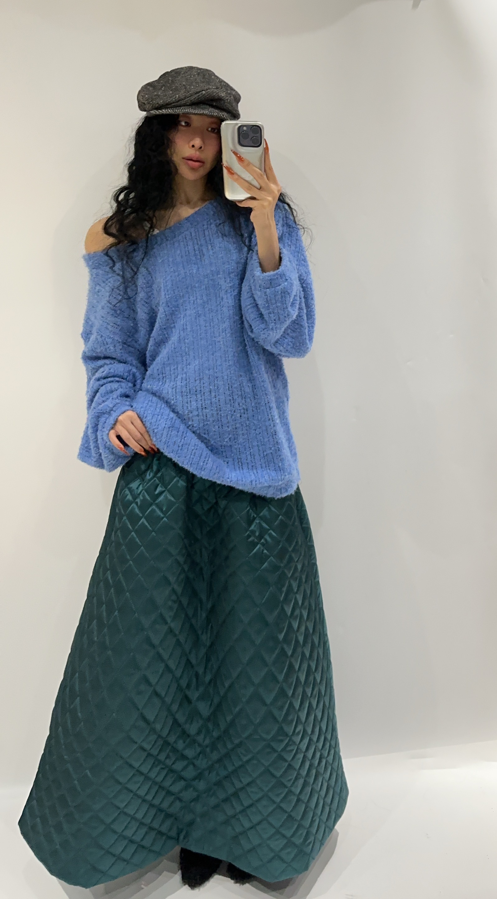 VIVISPLENDID21329#（定制福利款NO退NO换）可正肩可一字肩大毛衣