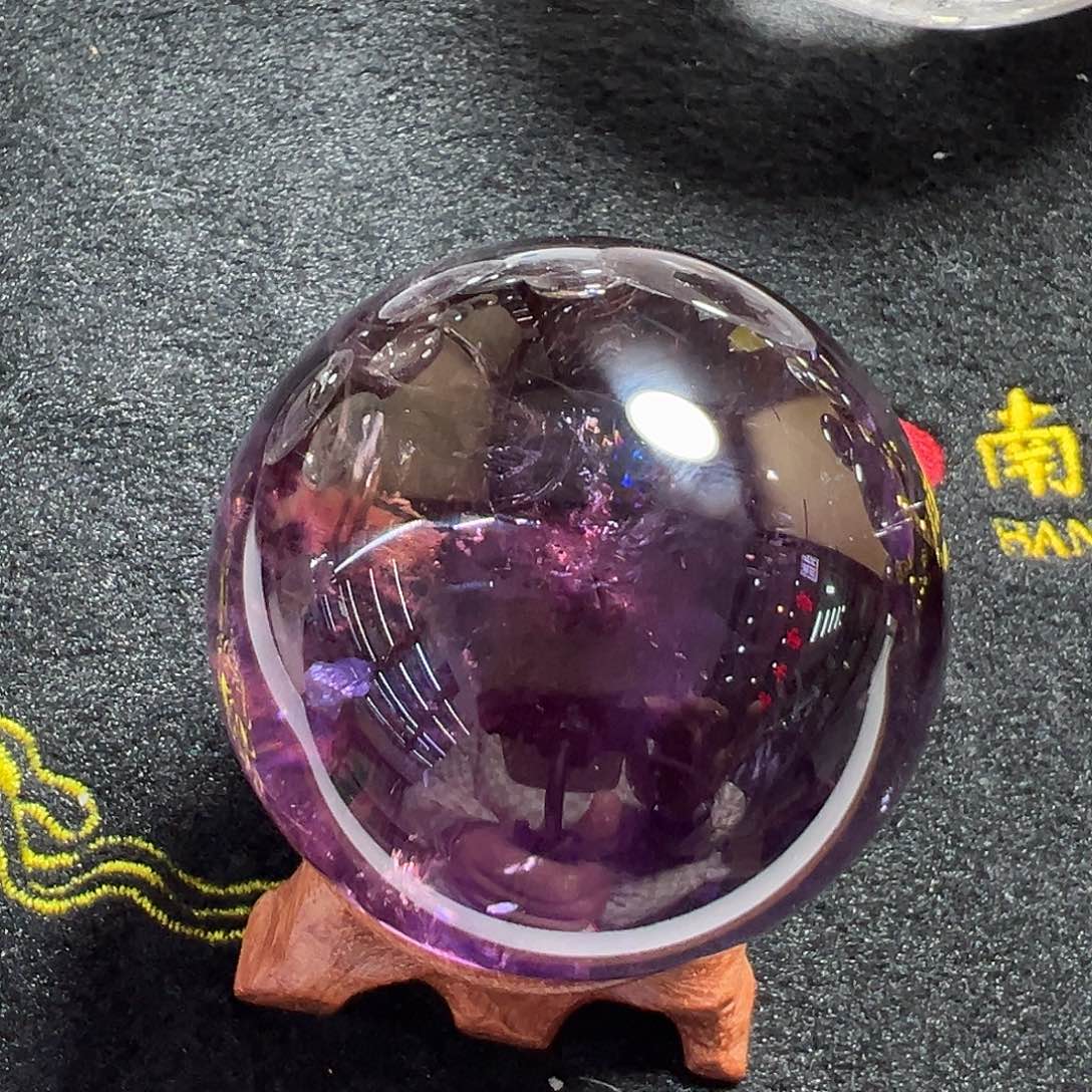 水晶水晶球摆件未镶嵌