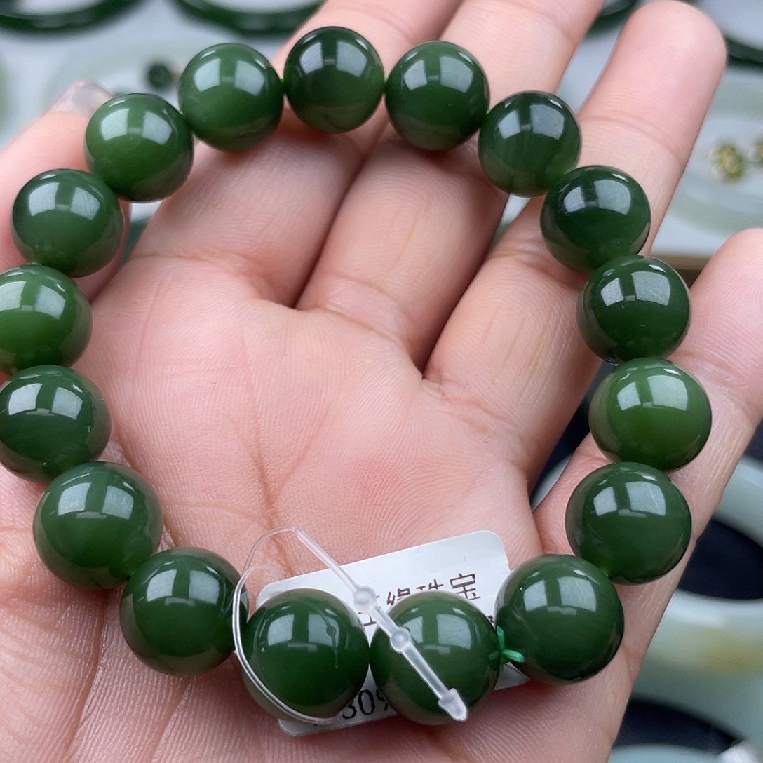 和田玉（碧玉）手串未镶嵌