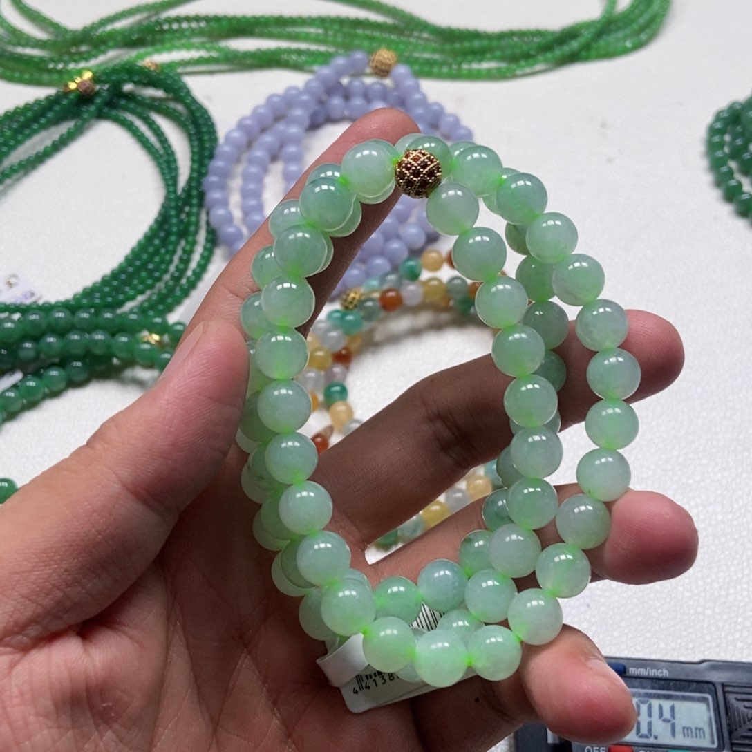 未镶嵌手链翡翠缅甸翡翠a货卡9.1