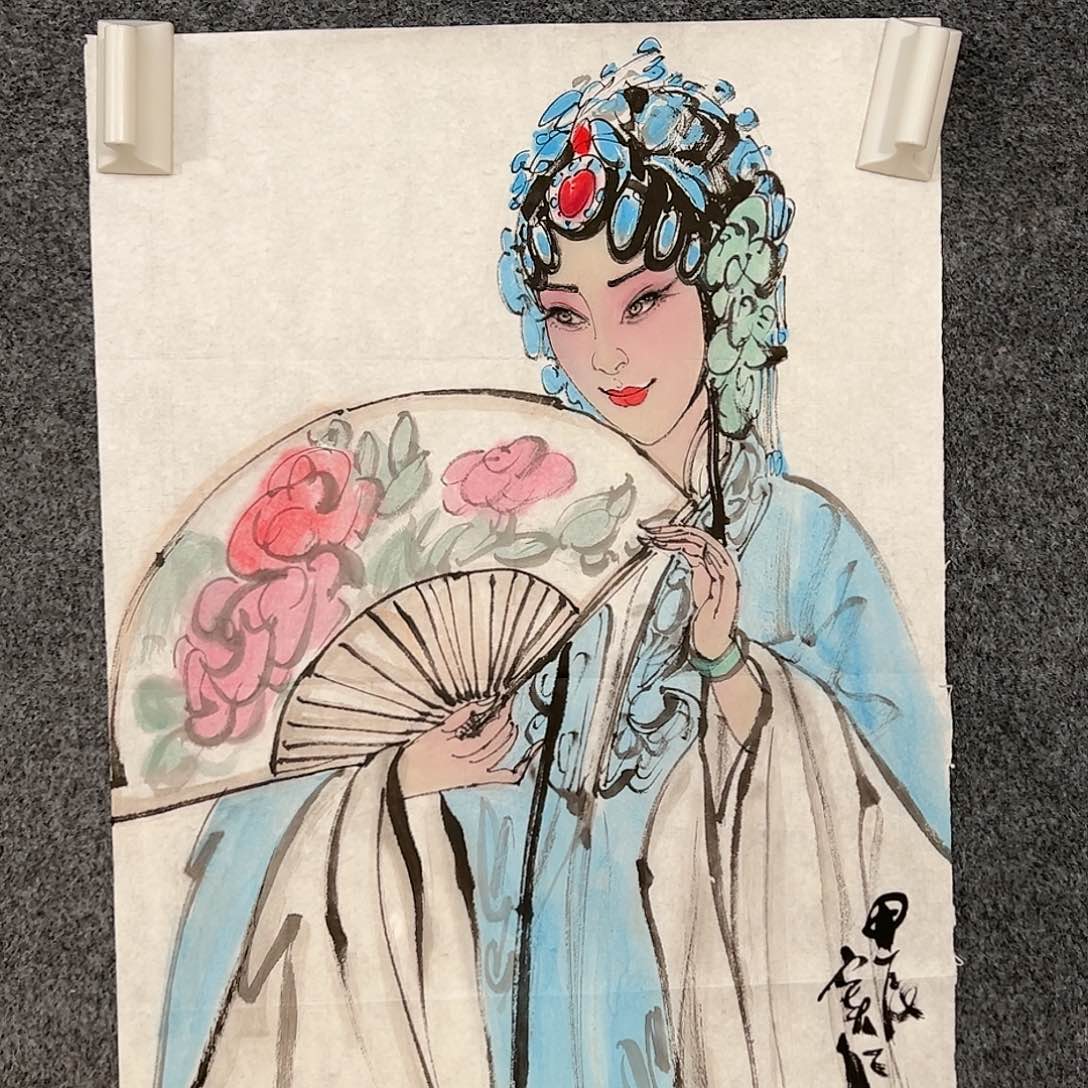 国画g****5（g95729）戏曲 书画