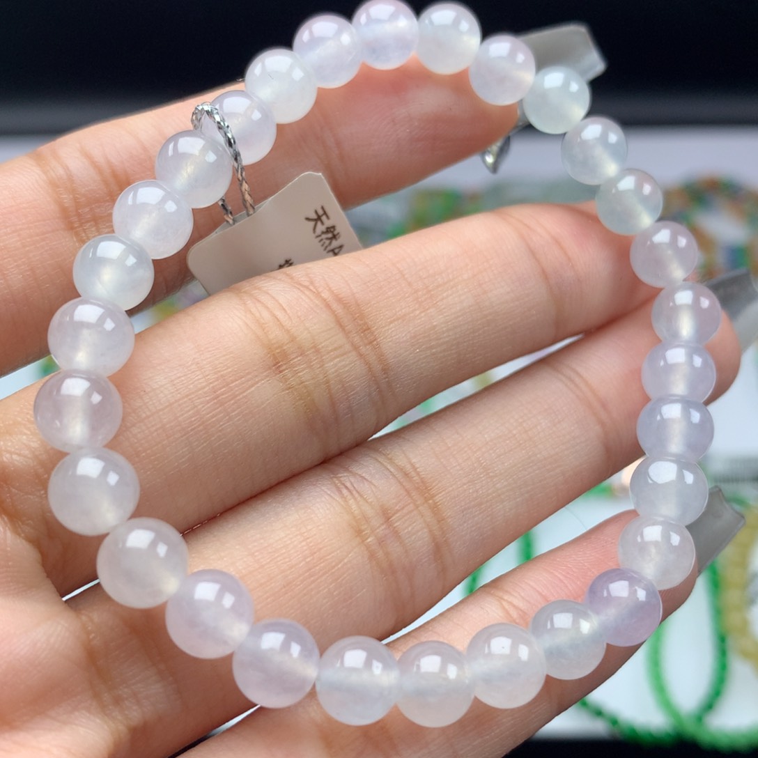 翡翠手链未镶嵌卡