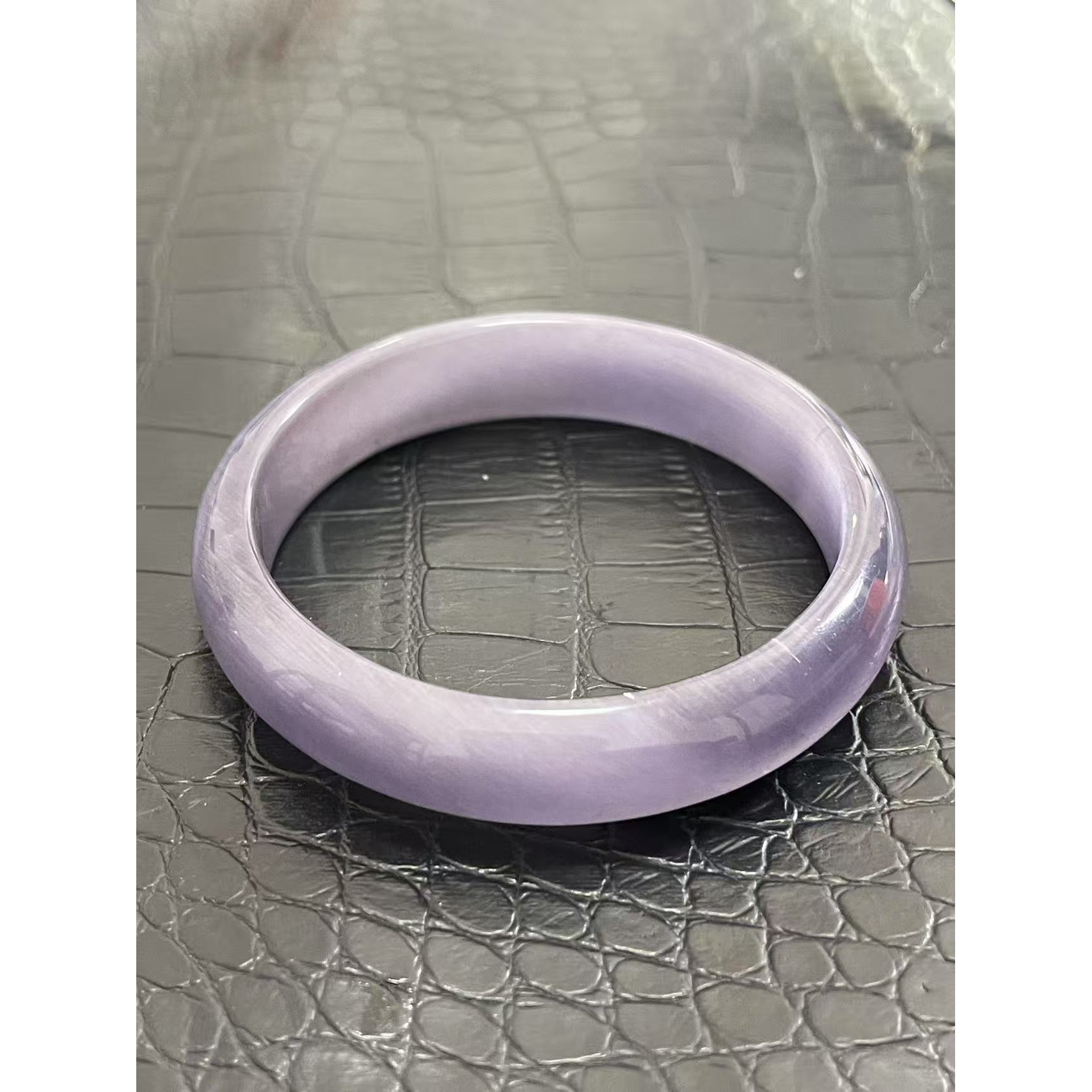  福玺甄选紫猫眼手镯4318