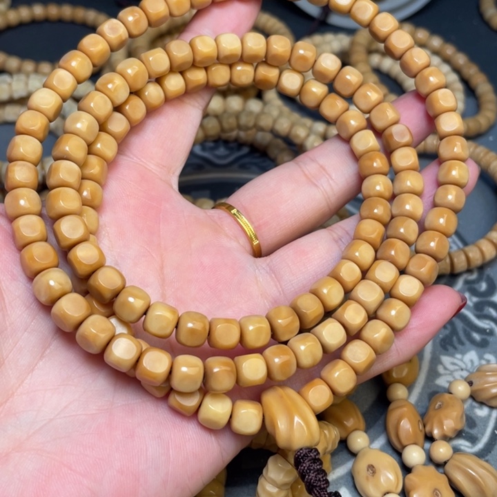 龙眼菩提吊坠龙脊菩提 六方长串