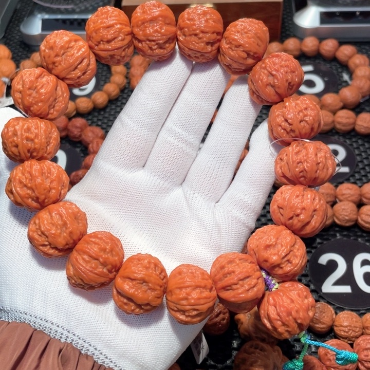 核桃手持飞碟桩磨盘京八棱2.5尺寸全品